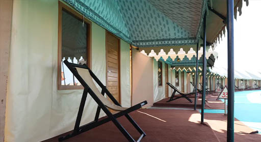 Deluxe AC Swiss Cottage accommodation